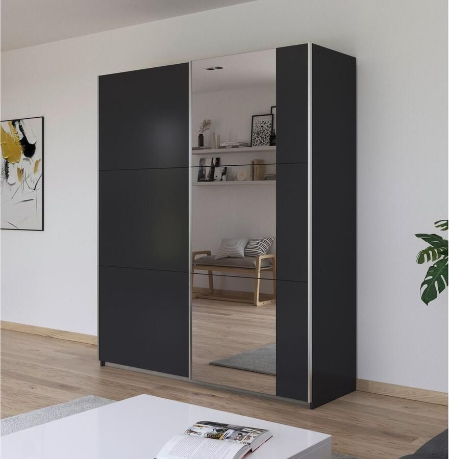 Rauch Schuifdeurkast Kledingkast garderobe TOPSELLER AURELIO met 3 uitrustingsvarianten 3 verschillende uitrustingsvarianten handgrepen van metaal made in germany - Foto 9