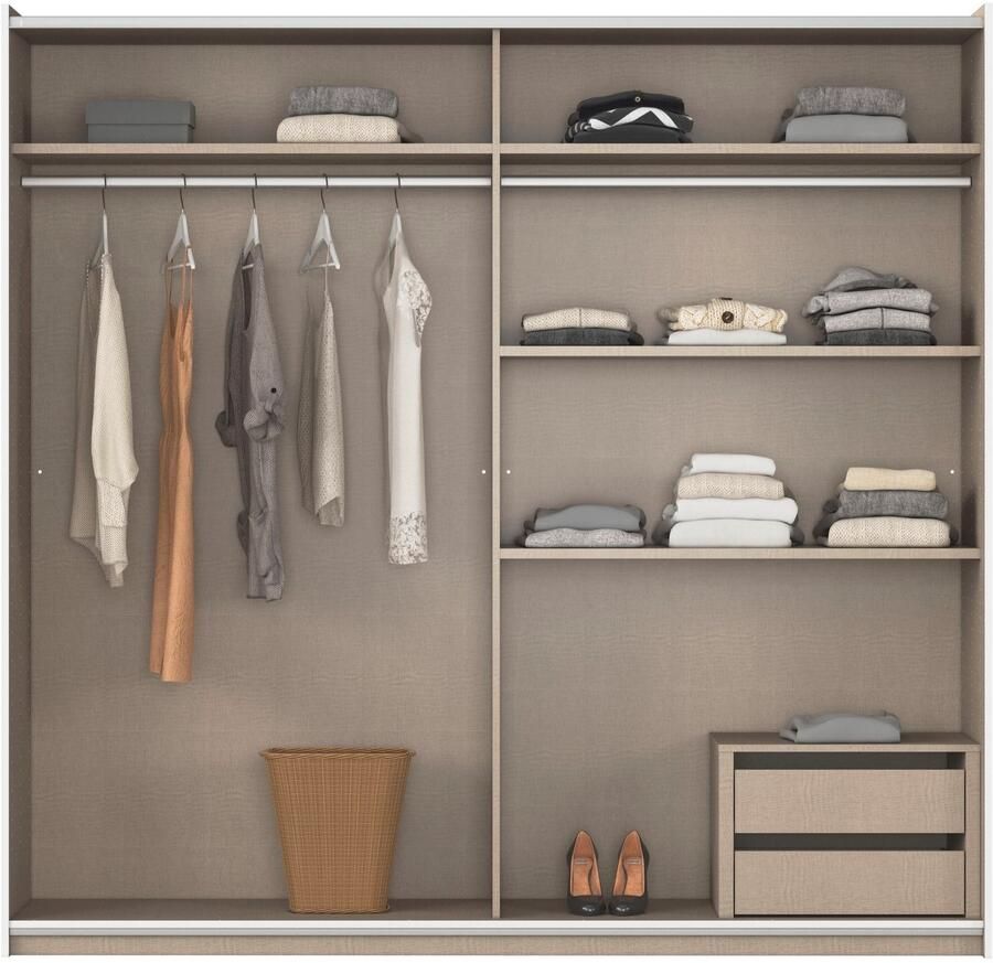 Rauch Zweefdeurkast AURELIO kledingkast garderobe TOPSELLER OTTO´s CHOICE 3 verschillende uitrustingsvarianten handgrepen van metaal made in germany - Foto 10
