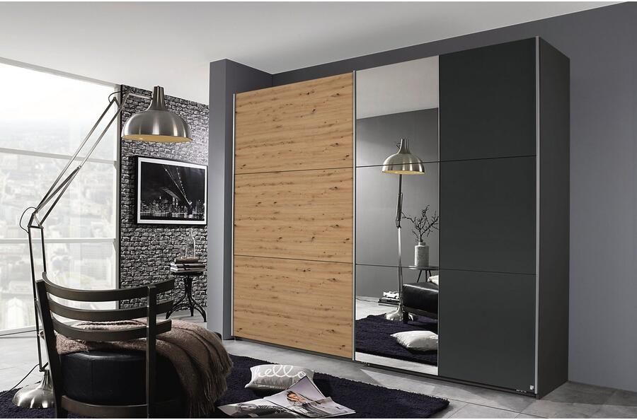 Rauch Schuifdeurkast Kledingkast garderobe TOPSELLER AURELIO met 3 uitrustingsvarianten 3 verschillende uitrustingsvarianten handgrepen van metaal made in germany - Foto 19