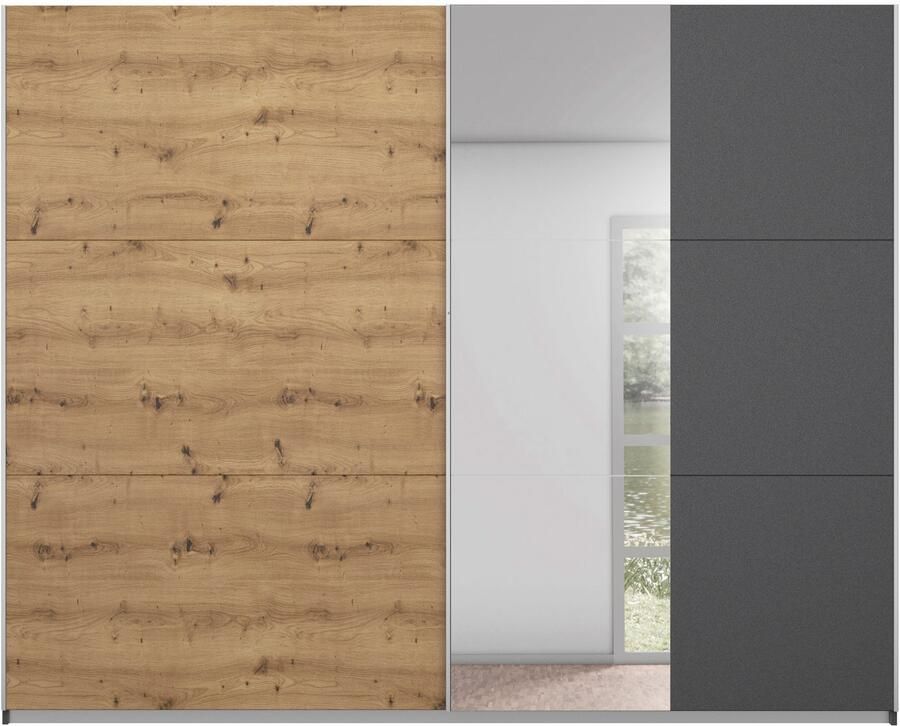 Rauch Schuifdeurkast Kledingkast garderobe TOPSELLER AURELIO met 3 uitrustingsvarianten 3 verschillende uitrustingsvarianten handgrepen van metaal made in germany - Foto 18