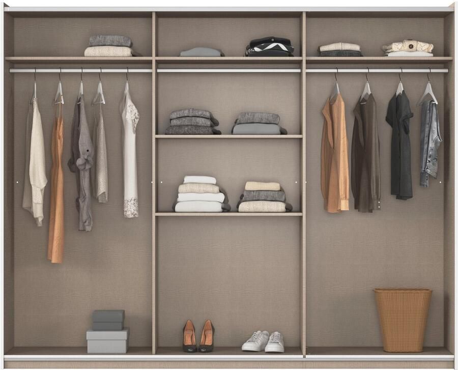 Rauch Zweefdeurkast AURELIO kledingkast garderobe TOPSELLER OTTO´s CHOICE 3 verschillende uitrustingsvarianten handgrepen van metaal made in germany - Foto 18