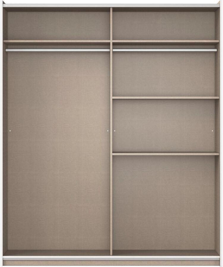 Rauch Schuifdeurkast Kledingkast garderobe TOPSELLER AURELIO met 3 uitrustingsvarianten 3 verschillende uitrustingsvarianten handgrepen van metaal made in germany - Foto 15