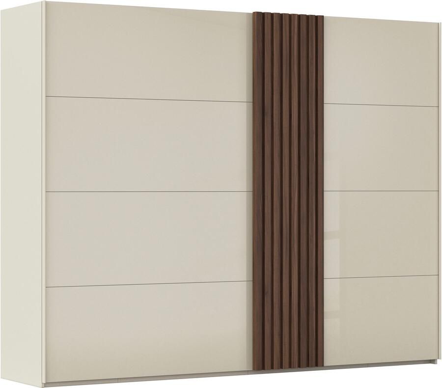 Rauch Schuifdeurkast Kledingkast kast garderobe linnenkast TEGIO met hoogwaardige houtdecoratie en glazen front made in germany - Foto 19