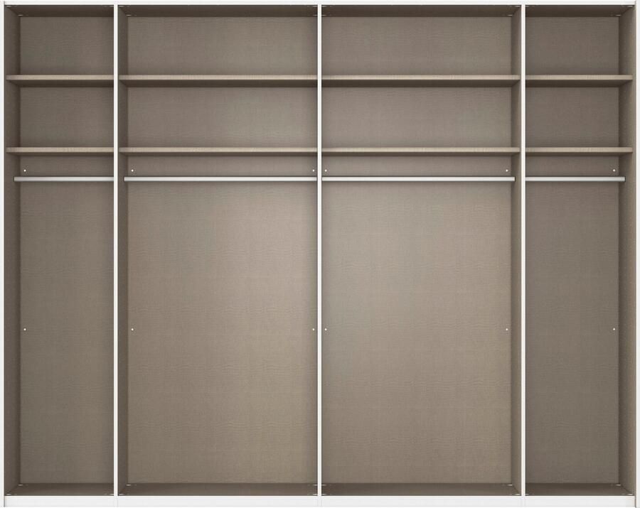 Rauch Schuifdeurkast Kledingkast kast garderobe linnenkast TEGIO met hoogwaardige houtdecoratie en glazen front made in germany - Foto 18