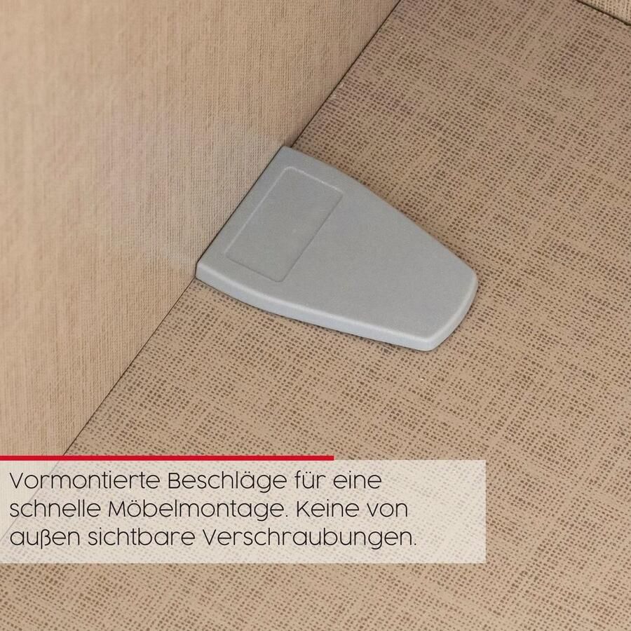 Rauch Schuifdeurkast Kledingkast kast garderobe linnenkast TEGIO met hoogwaardige houtdecoratie en glazen front made in germany - Foto 2
