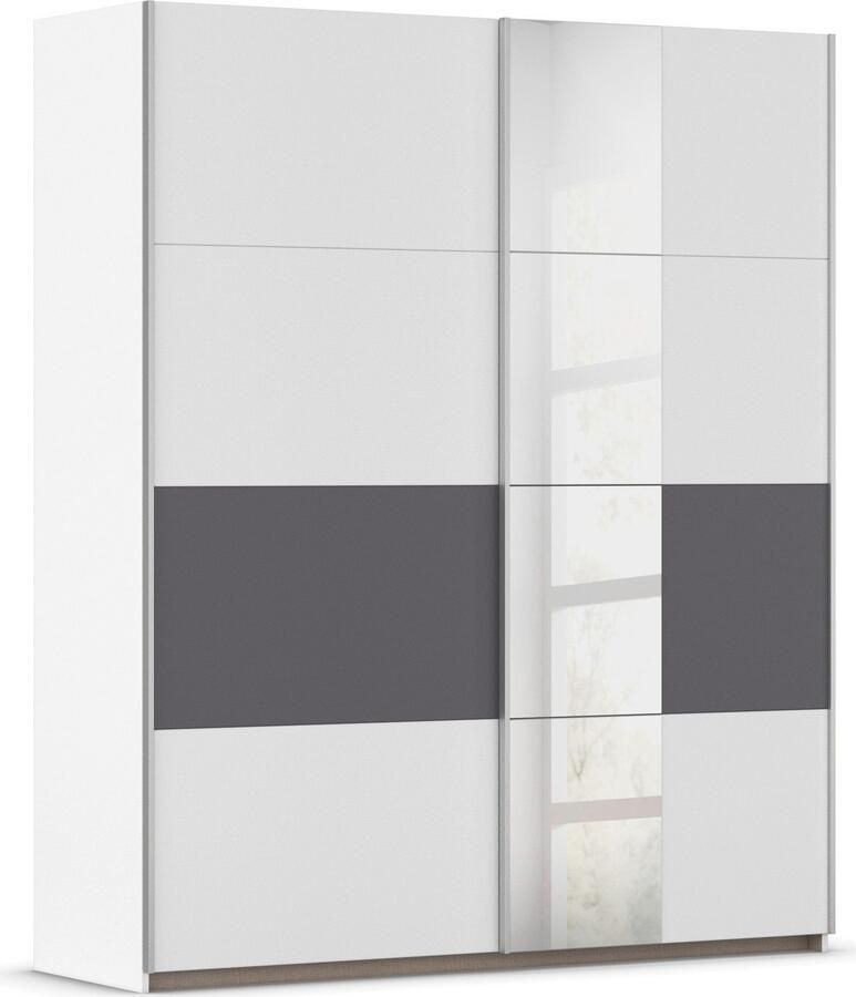 Rauch Schuifdeurkast Kledingkast Kast Garderobe Slaapkamerkast OXFORD met handgrepen van metaal ook voor kleinere ruimtes made in germany - Foto 18