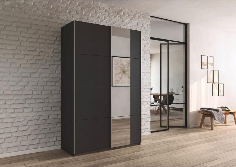 Rauch Schuifdeurkast Kledingkast Kast Garderobe Slaapkamerkast OXFORD met handgrepen van metaal ook voor kleinere ruimtes made in germany - Foto 13