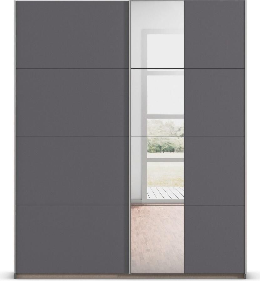 Rauch Schuifdeurkast Kledingkast Kast Garderobe Slaapkamerkast OXFORD met handgrepen van metaal ook voor kleinere ruimtes made in germany - Foto 12