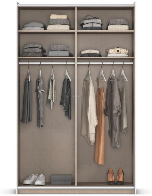 Rauch Schuifdeurkast Kledingkast Kast Garderobe Slaapkamerkast OXFORD met handgrepen van metaal ook voor kleinere ruimtes made in germany - Foto 16