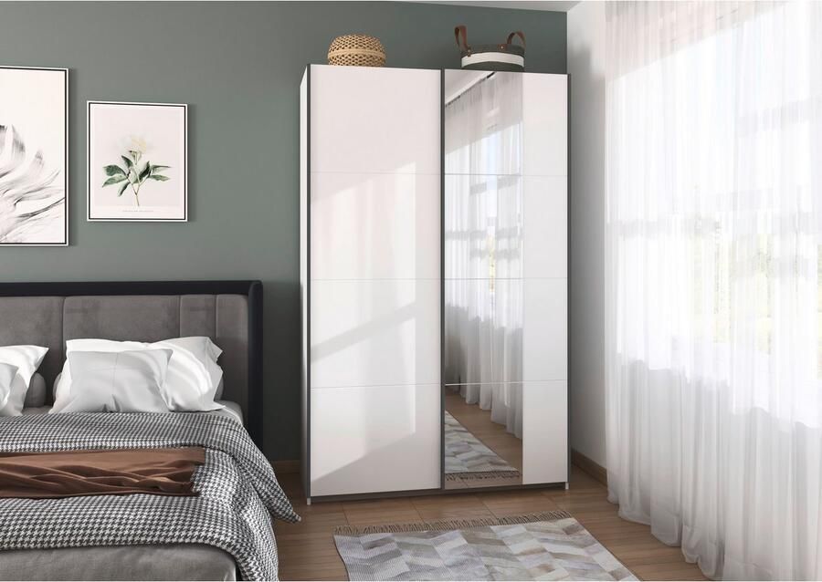 Rauch Schuifdeurkast Kledingkast Kast Garderobe Slaapkamerkast OXFORD met handgrepen van metaal ook voor kleinere ruimtes made in germany - Foto 15