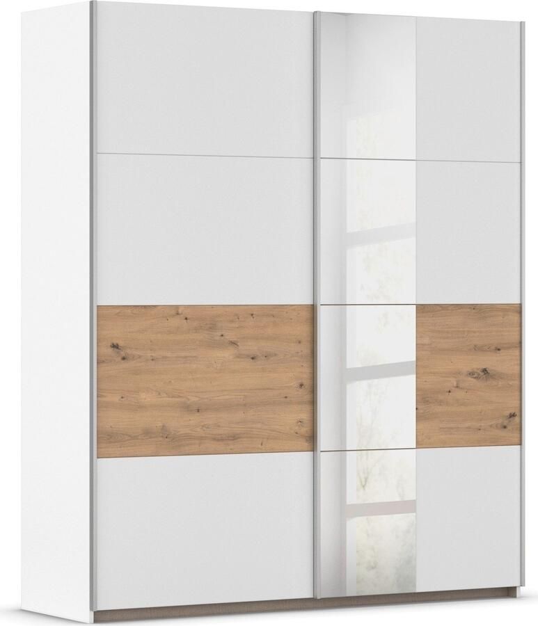 Rauch Schuifdeurkast Kledingkast Kast Garderobe Slaapkamerkast OXFORD met handgrepen van metaal ook voor kleinere ruimtes made in germany - Foto 17