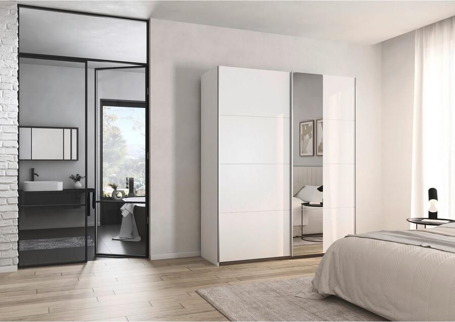 Rauch Schuifdeurkast Kledingkast Kast Garderobe Slaapkamerkast OXFORD met handgrepen van metaal ook voor kleinere ruimtes made in germany - Foto 13