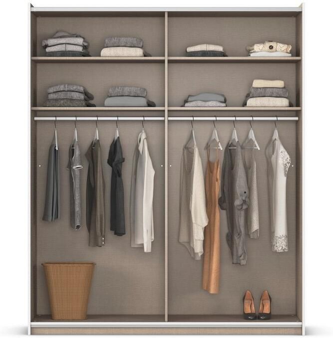 Rauch Schuifdeurkast Kledingkast Kast Garderobe Slaapkamerkast OXFORD met handgrepen van metaal ook voor kleinere ruimtes made in germany - Foto 16