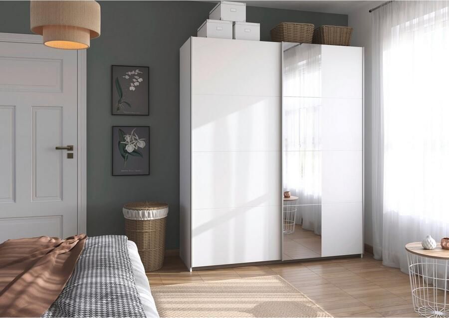 Rauch Schuifdeurkast Kledingkast Kast Garderobe Slaapkamerkast OXFORD met handgrepen van metaal ook voor kleinere ruimtes made in germany - Foto 14