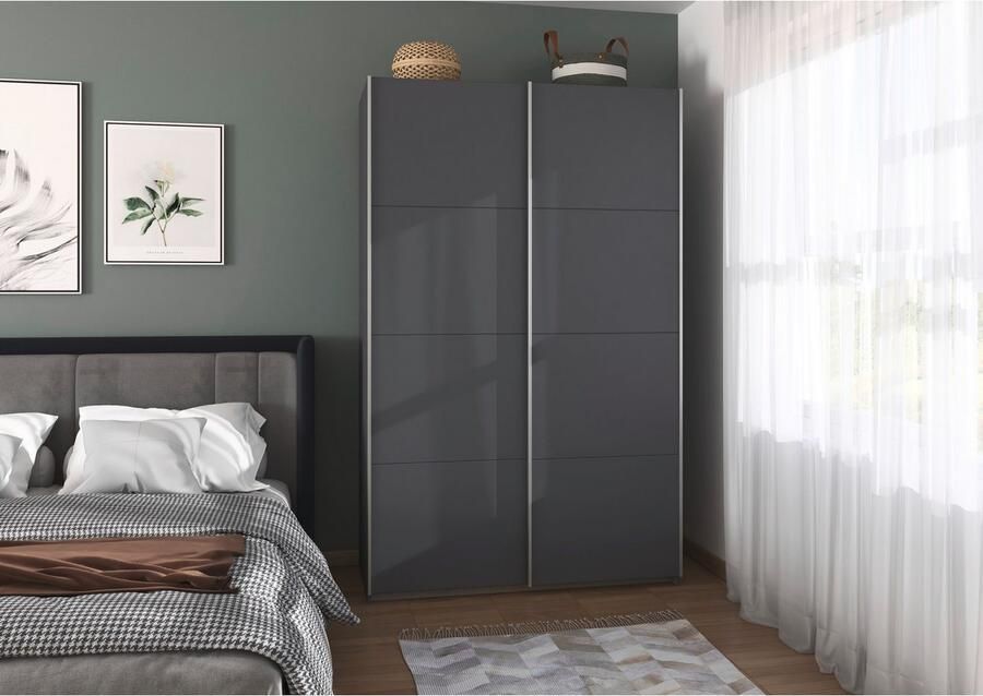 Rauch Schuifdeurkast Kledingkast Kast Garderobe Slaapkamerkast OXFORD met handgrepen van metaal ook voor kleinere ruimtes made in germany - Foto 12