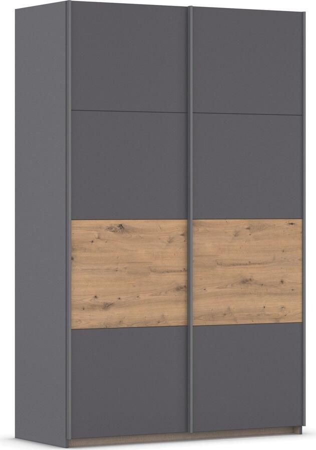 Rauch Schuifdeurkast Kledingkast Kast Garderobe Slaapkamerkast OXFORD met handgrepen van metaal ook voor kleinere ruimtes made in germany - Foto 15