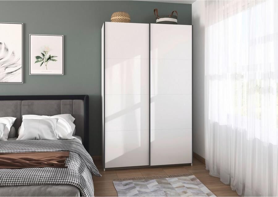 Rauch Schuifdeurkast Kledingkast Kast Garderobe Slaapkamerkast OXFORD met handgrepen van metaal ook voor kleinere ruimtes made in germany - Foto 14