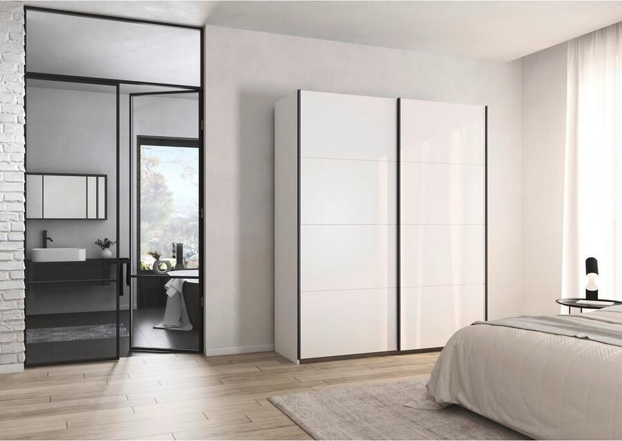 Rauch Schuifdeurkast Kledingkast Kast Garderobe Slaapkamerkast OXFORD met handgrepen van metaal ook voor kleinere ruimtes made in germany - Foto 15