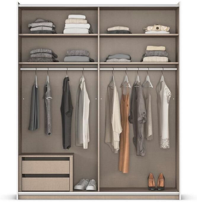 Rauch Schuifdeurkast Kledingkast Kast Garderobe Slaapkamerkast OXFORD met handgrepen van metaal ook voor kleinere ruimtes made in germany - Foto 15