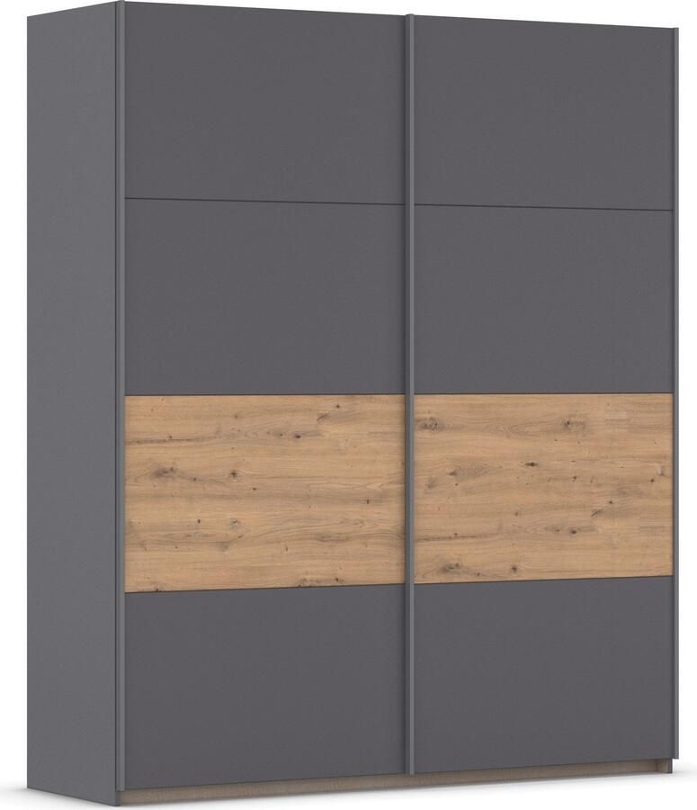 Rauch Schuifdeurkast Kledingkast Kast Garderobe Slaapkamerkast OXFORD met handgrepen van metaal ook voor kleinere ruimtes made in germany - Foto 16