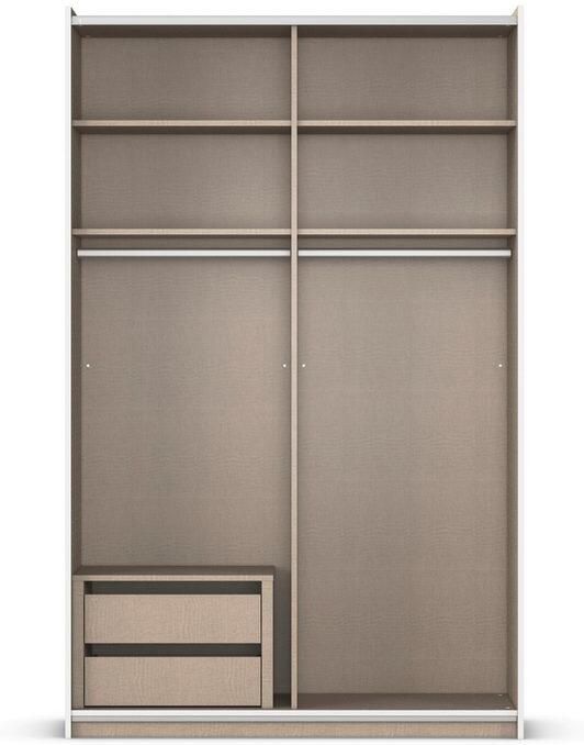 Rauch Schuifdeurkast Kledingkast Kast Garderobe Slaapkamerkast OXFORD met handgrepen van metaal ook voor kleinere ruimtes made in germany - Foto 16