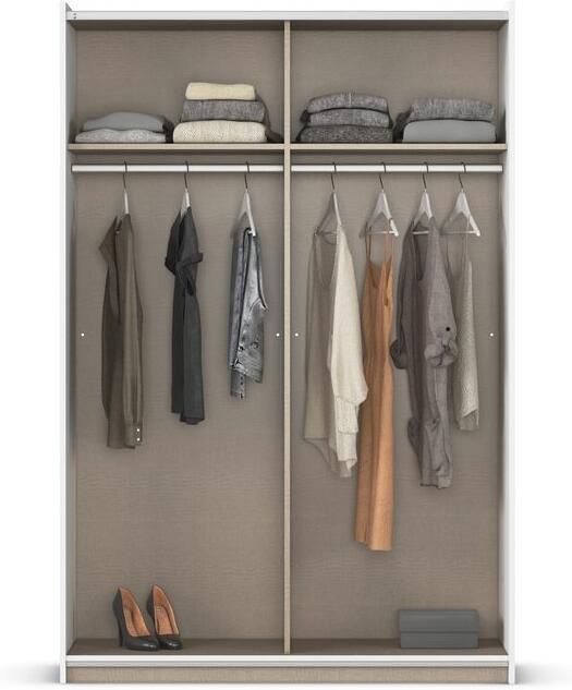 Rauch Schuifdeurkast Kledingkast Kast Garderobe Slaapkamerkast OXFORD met handgrepen van metaal ook voor kleinere ruimtes made in germany - Foto 16