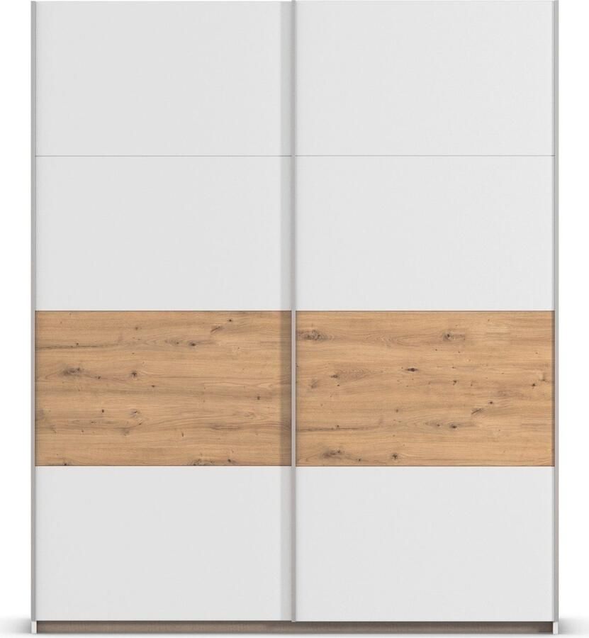 Rauch Schuifdeurkast Kledingkast Kast Garderobe Slaapkamerkast OXFORD met handgrepen van metaal ook voor kleinere ruimtes made in germany - Foto 12