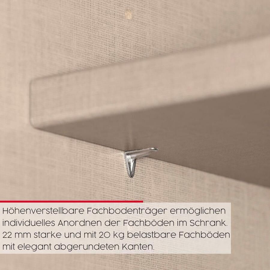 Rauch Schuifdeurkast Kledingkast Kast Garderobe Slaapkamerkast SCALE-DUO edel tweedelige deuren en 3 sierlijsten made in germany - Foto 3