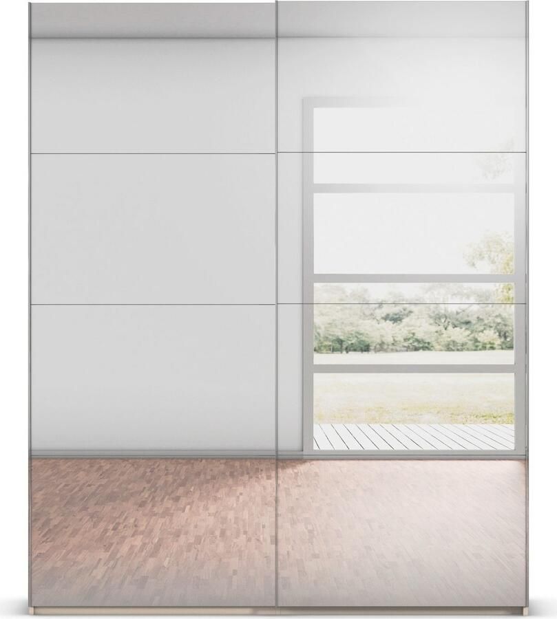 Rauch Schuifdeurkast Kledingkast Kast Garderobe Slaapkamerkast SCALE-FYRA edel vierdelige deuren spiegelfront en veel kleuren made in germany - Foto 13