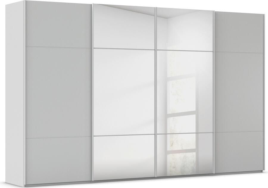 Rauch Schuifdeurkast Kledingkast kast garderobe slaapkamerkast SCALE-TRIO edel drievoudig front met 2 sierlijsten en spiegel made in germany - Foto 19