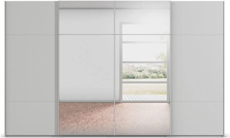 Rauch Schuifdeurkast Kledingkast kast garderobe slaapkamerkast SCALE-TRIO edel drievoudig front met 2 sierlijsten en spiegel made in germany - Foto 15