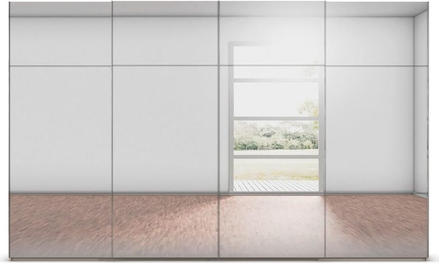 Rauch Schuifdeurkast Kledingkast kast garderobe slaapkamerkast SCALE-TRIO edel drievoudig front met 2 sierlijsten spiegelfront made in germany - Foto 15