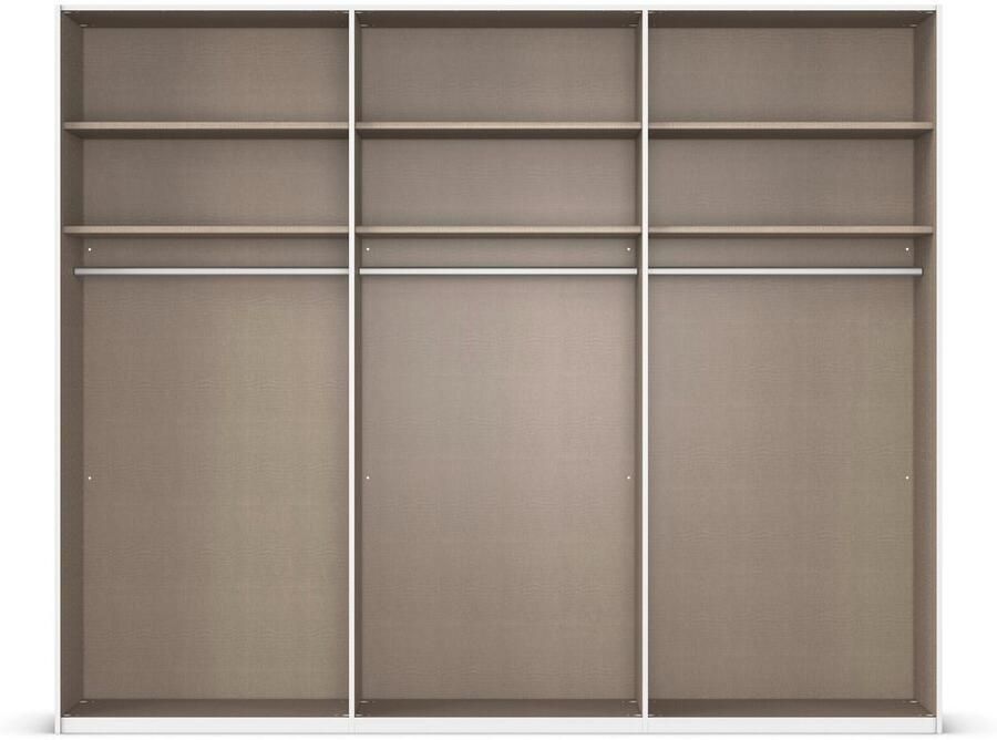 Rauch Schuifdeurkast Kledingkast Kast Garderobe Slaapkamerkast SCALE-FYRA edel vierdelige deuren spiegelfront en veel kleuren made in germany - Foto 15