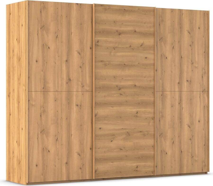 Rauch Schuifdeurkast Kledingkast kast garderobe slaapkamerkast SCALE-WOOD verticaal verdeelde deuren in robuust massief eikenhout made in germany - Foto 15