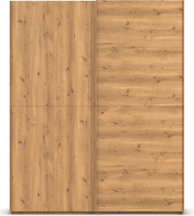 Rauch Schuifdeurkast Kledingkast kast garderobe slaapkamerkast SCALE-WOOD verticaal verdeelde deuren in robuust massief eikenhout made in germany - Foto 9