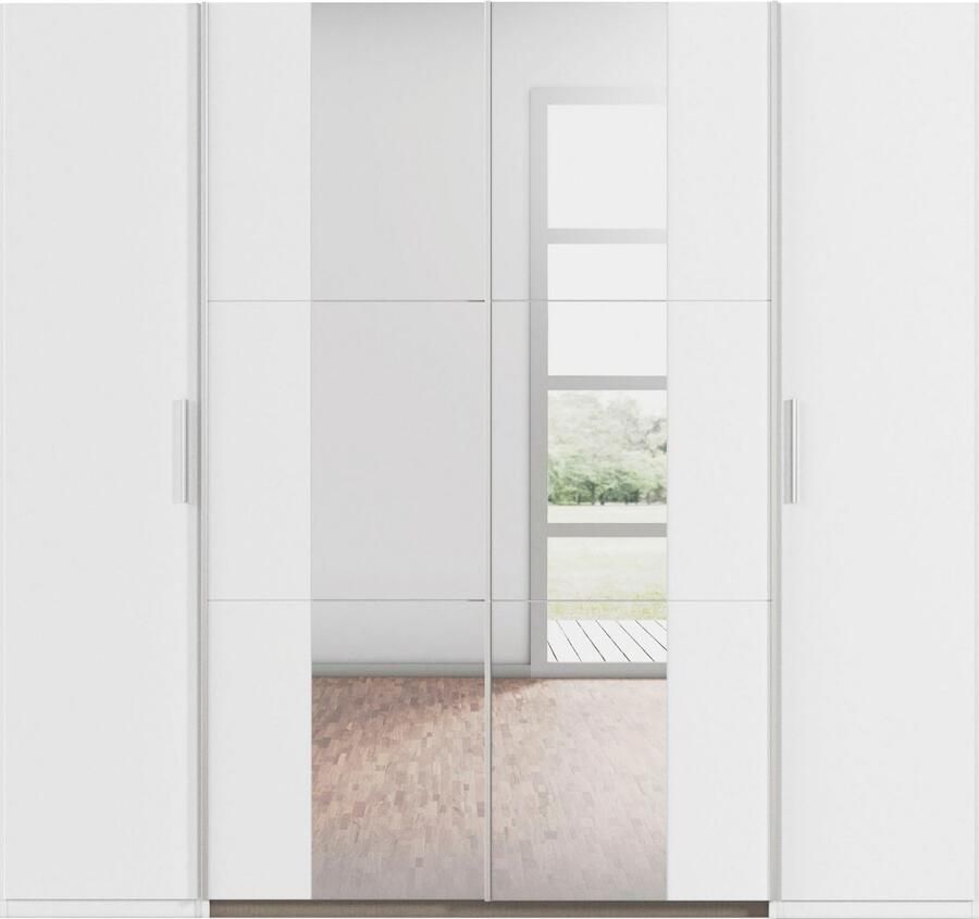 Rauch Zweefdeurkast Kledingkast draaideurkast kast garderobe KRONACH TOPSELLER met draaideuren en schuifdeuren en spiegels veel planken made in germany - Foto 10