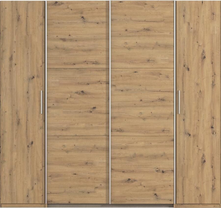 Rauch Zweefdeurkast Kledingkast draaideurkast kast garderobe KRONACH TOPSELLER met draaideuren en schuifdeuren en veel legplanken made in germany - Foto 12