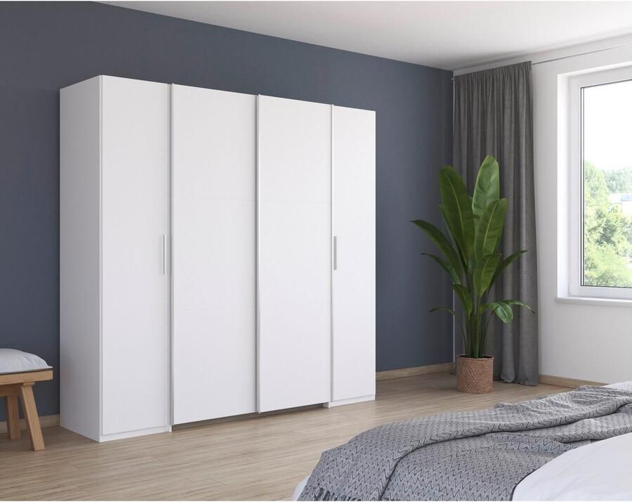 Rauch Zweefdeurkast Kledingkast draaideurkast kast garderobe KRONACH TOPSELLER met draaideuren en schuifdeuren en veel legplanken made in germany - Foto 14