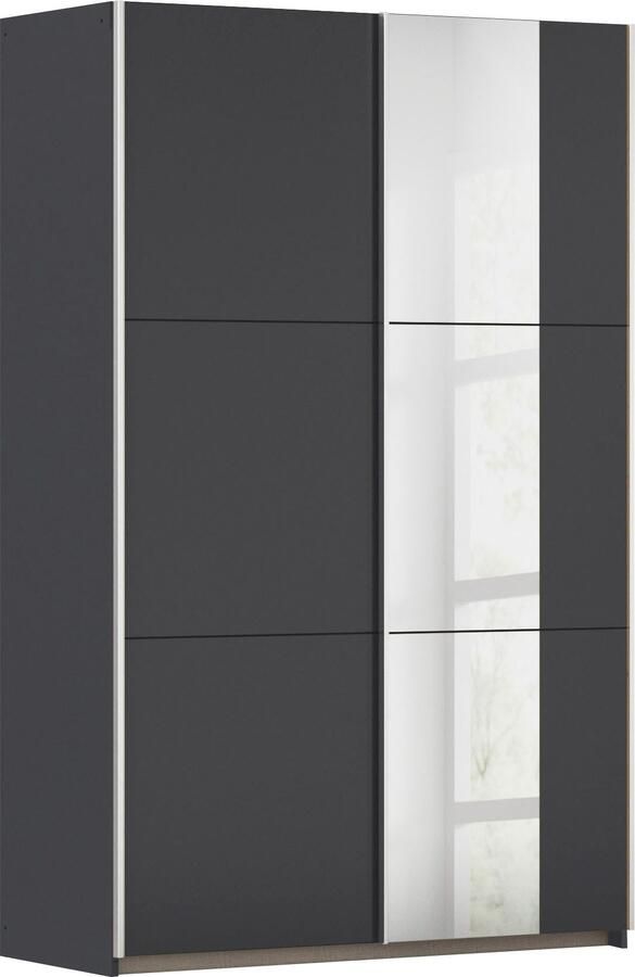 Rauch Zweefdeurkast Kledingkast draaideurkast kast garderobe KRONACH TOPSELLER met spiegel en veel opbergruimte metalen greepstrips made in germany - Foto 16