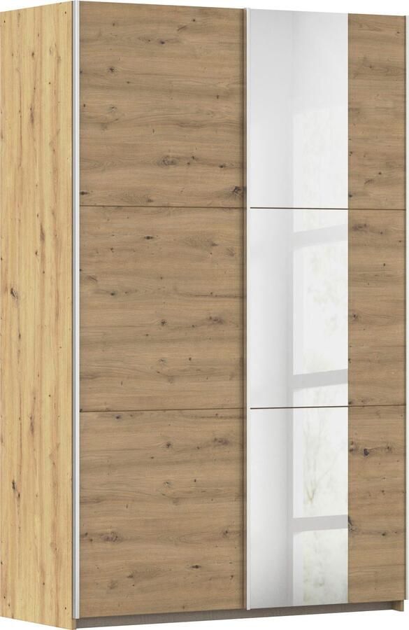 Rauch Zweefdeurkast Kledingkast draaideurkast kast garderobe KRONACH TOPSELLER met spiegel en veel opbergruimte metalen greepstrips made in germany - Foto 17