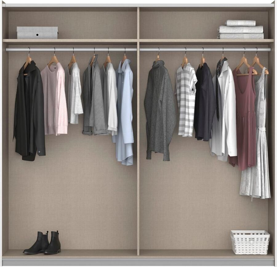 Rauch Zweefdeurkast Kledingkast draaideurkast kast garderobe KRONACH TOPSELLER - Foto 12
