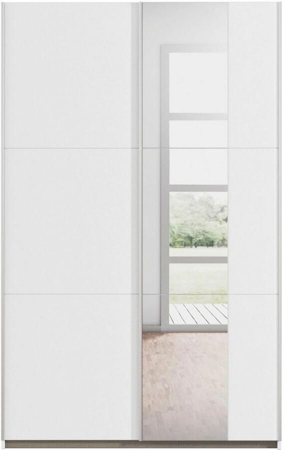 Rauch Zweefdeurkast Kledingkast draaideurkast kast garderobe KRONACH TOPSELLER met spiegel en veel opbergruimte metalen greepstrips made in germany - Foto 15