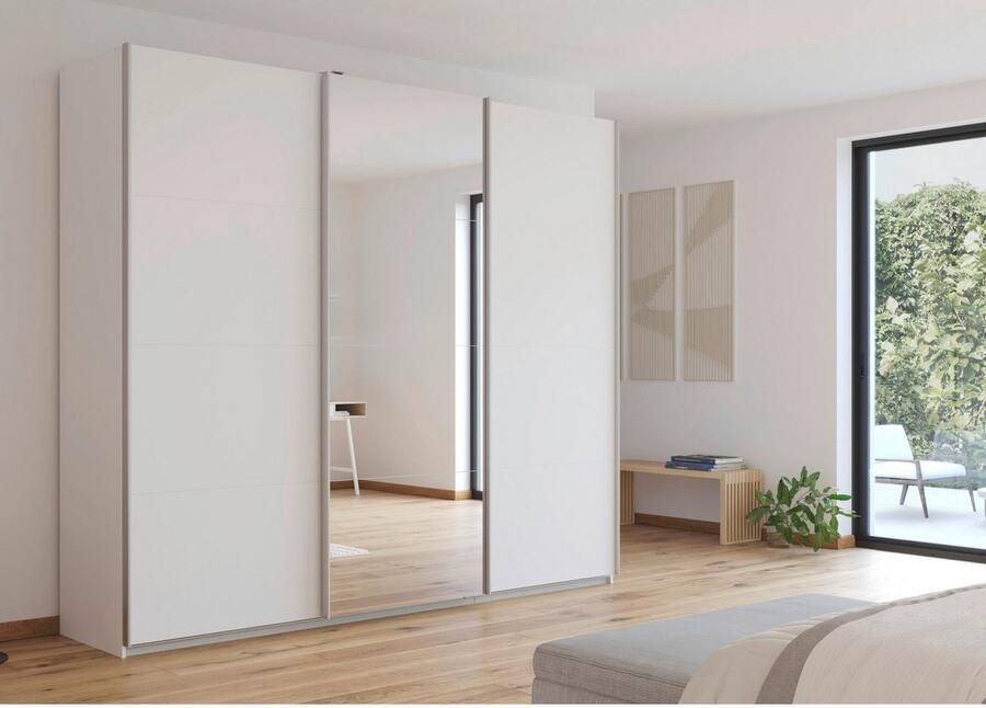 Rauch Zweefdeurkast Kledingkast kast garderobe KULMBACH in 2 hoogtes verkrijgbaar met metalen handgrepen made in germany - Foto 15