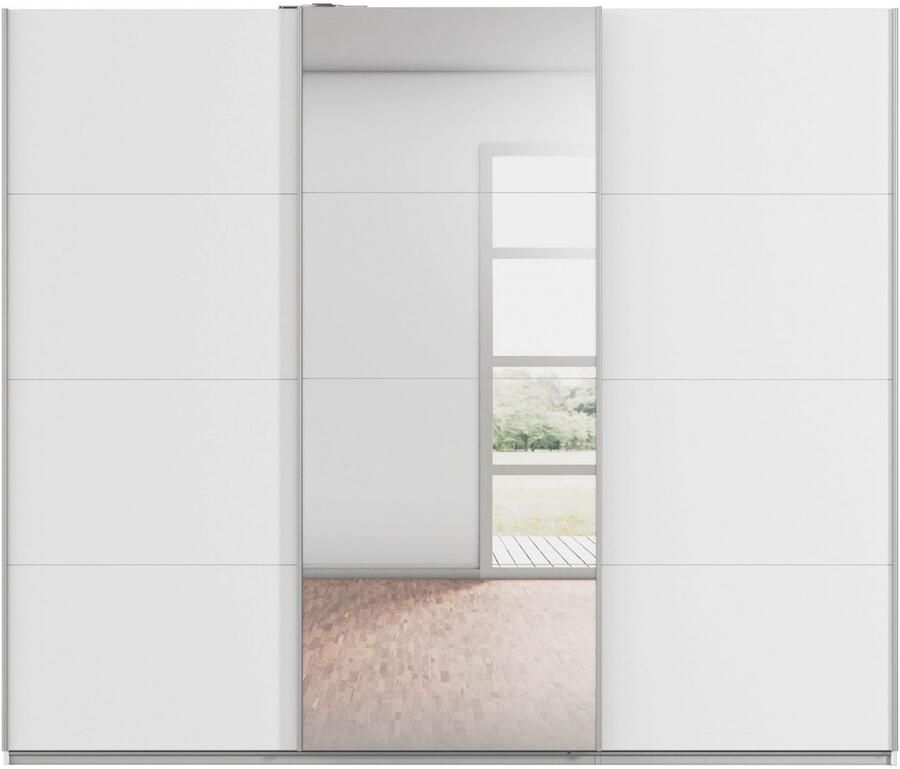 Rauch Zweefdeurkast Kledingkast kast garderobe KULMBACH in 2 hoogtes verkrijgbaar met metalen handgrepen made in germany - Foto 12