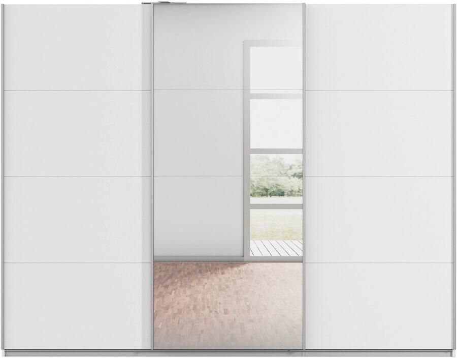 Rauch Zweefdeurkast Kledingkast kast garderobe KULMBACH in 2 hoogtes verkrijgbaar met metalen handgrepen made in germany - Foto 12
