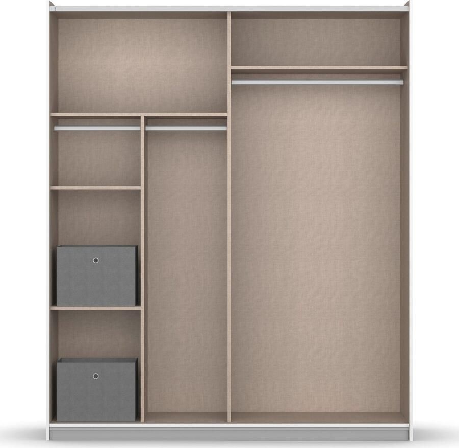 Rauch Zweefdeurkast Kledingkast kast garderobe REFLECT inclusief praktische binneninrichting met veel opbergruimte made in germany - Foto 4