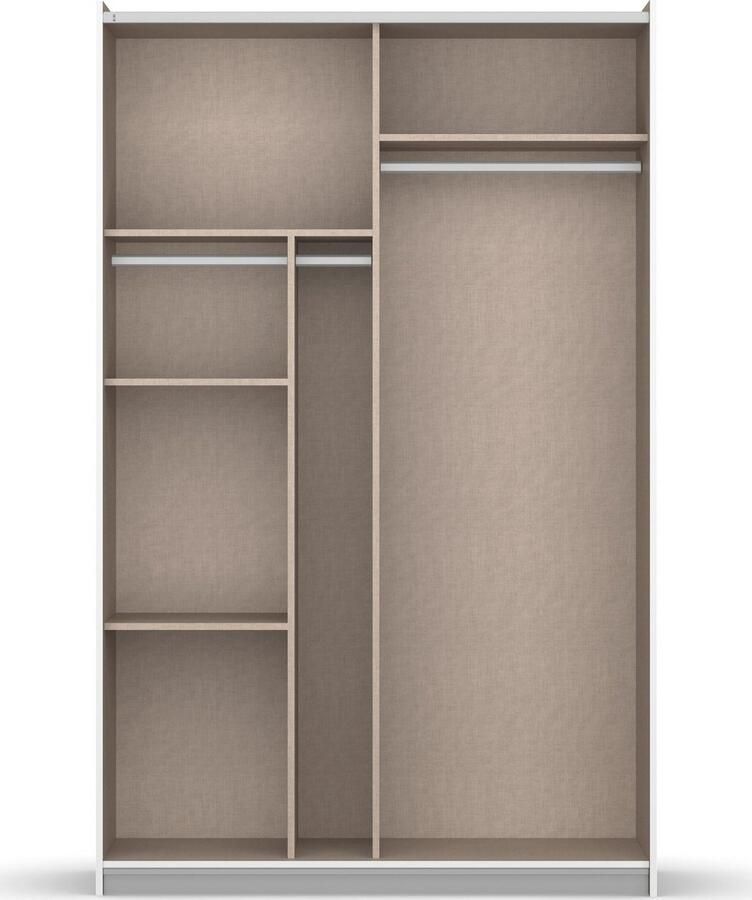 Rauch Zweefdeurkast Kledingkast kast garderobe REFLECT inclusief praktische binneninrichting met veel opbergruimte made in germany - Foto 5