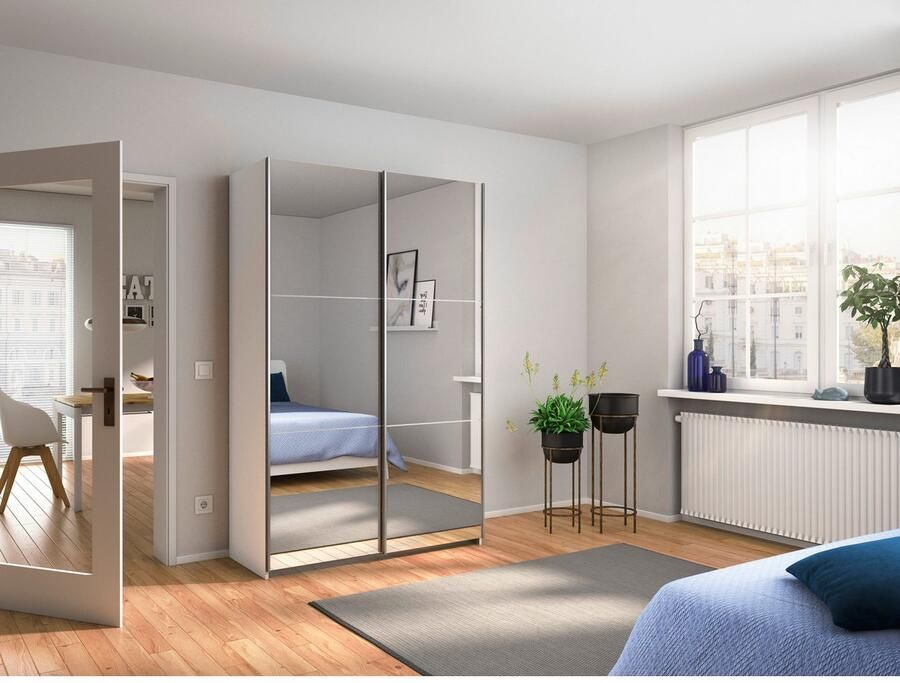 Rauch Zweefdeurkast Kledingkast kast garderobe REFLECT inclusief praktische binneninrichting met veel opbergruimte made in germany - Foto 10