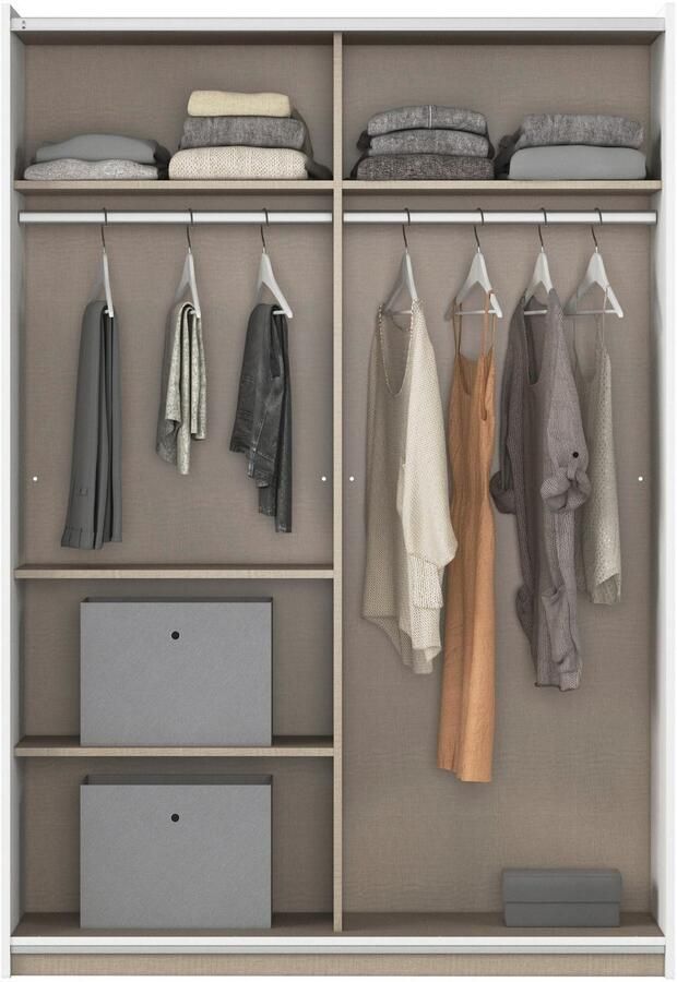 Rauch Zweefdeurkast Kledingkast kast garderobe REFLECT inclusief praktische binneninrichting met veel opbergruimte made in germany - Foto 12