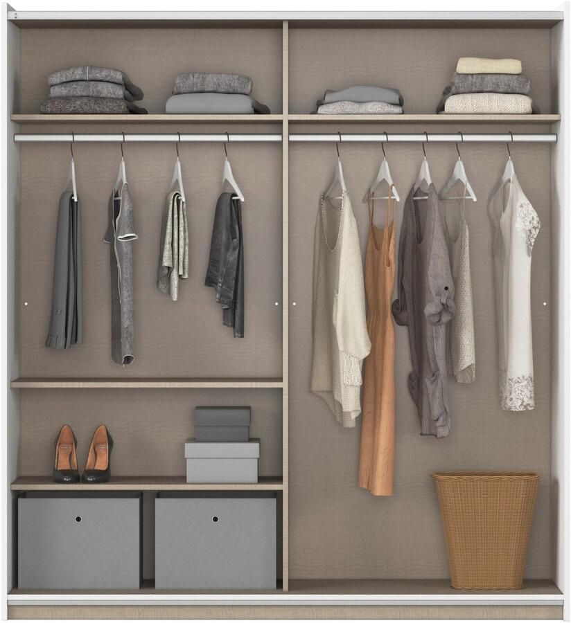 Rauch Zweefdeurkast Kledingkast kast garderobe REFLECT inclusief praktische binneninrichting met veel opbergruimte made in germany - Foto 8